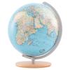COLUMBUS DUO Count Table Globus, 26 cm: DUO, Handkaschiert, Unbeleuchtet Politisch, Light Physical Light Globus, 26 cm Ball Durchmesser, Wooden Foot view 1