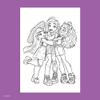 Book 'n' app: Dress & Color ME - Monster High - 3-in-1 Activity Book, Mix & Match Stickers, Character Dress-Up, Fashion Coloring, App Play, Kids 4+ view 4