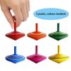 GoodPlay Gyroscope, 3 Pcs/Set Handmade Painted Wood Spinning Tops, Educational Kindergarten Toys view 2