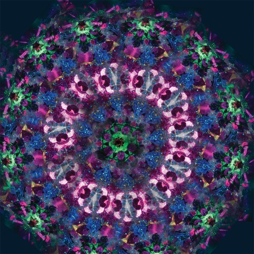 2 X 9in Kaleidoscope Jumbo Size Fluid Fantasy