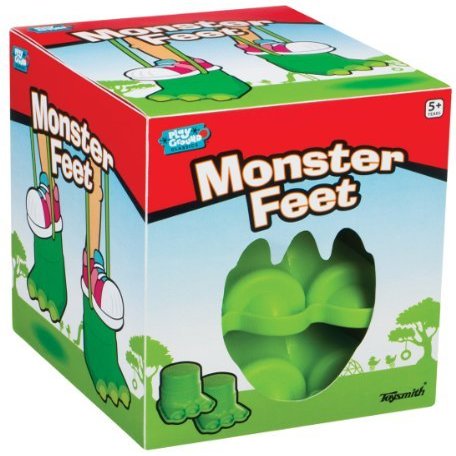 2 X Toysmith Monster Feet Novelty Toy