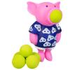 Hog Wild Pig Ball Popper Toy - Includes 4 Soft Foam Balls - Squeeze to Pop Air Powered Balls Up to 20 Feet - Launcher Safe for Indoor/Outdoor Play - Party Favor Gift for Kids, Girls, Boys Ages 5+ view 1