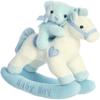 Aurora Melodious Musicals! Baby Boy Rocking Horse Baby Stuffed Animal - Musical Entertainment - Engaging Play - Blue 11 Inches view 1
