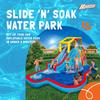Banzai Inflatable Pool Water Slide, Blow Up Backyard Splash House, Slide N Soak view 2
