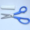 CANARY Kids Scissors 6" for Age 6-8, Safe Blunt Tip with Blade Cover, Made in JAPAN, Safety Elementary School Scissors, Blue view 3