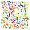 Sticky Toy Bulk Assortment - 100 Pieces - Perfect for Easter, Classroom Rewards and Halloween view 1