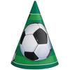 Adorable Multicolor 3D Soccer Party Hats - Pack of 8 - Fun & Festive Headwear - Premium Material - Perfect for the Ultimate Soccer Themed Celebration view 1