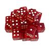 (25) 18mm New Red Dice For Home Gaming Rounded Dice Casino Games view 1