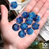 10 Pcs Dungeons & Dragons D12 Dice Set  12 Sided Dice Set for Table Games  Dual Blue-Purple Color with Clearly Visible Numbers, Sturdy Material | Suitable for Pathfinder, RPG and Other Board Games view 2