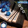 10 Pcs Dungeons & Dragons D12 Dice Set  12 Sided Dice Set for Table Games  Dual Blue-Purple Color with Clearly Visible Numbers, Sturdy Material | Suitable for Pathfinder, RPG and Other Board Games view 3