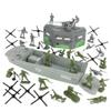 BMC WW2 D-Day Plastic Army Men - Utah Beach 40pc Soldier Figures Playset view 2