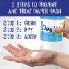 Desitin Daily Defense Baby Diaper Rash Cream with 13% Zinc Oxide, Barrier Cream to Treat, Relieve & Prevent Diaper Rash, Hypoallergenic, Dye-, Phthalate- & Paraben-Free, 16 oz view 4