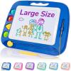 SGILE Large Magnetic Drawing Board for Kids, Toddlers Toys for 1 2 3 4 Year Old, Etch & Sketch Pad with 4 Stamps, Learning and Educational Toys for Boys Girls Gift, 16 13 in (42 x 32 CM), Blue view 1