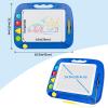 SGILE Large Magnetic Drawing Board for Kids, Toddlers Toys for 1 2 3 4 Year Old, Etch & Sketch Pad with 4 Stamps, Learning and Educational Toys for Boys Girls Gift, 16 13 in (42 x 32 CM), Blue view 3