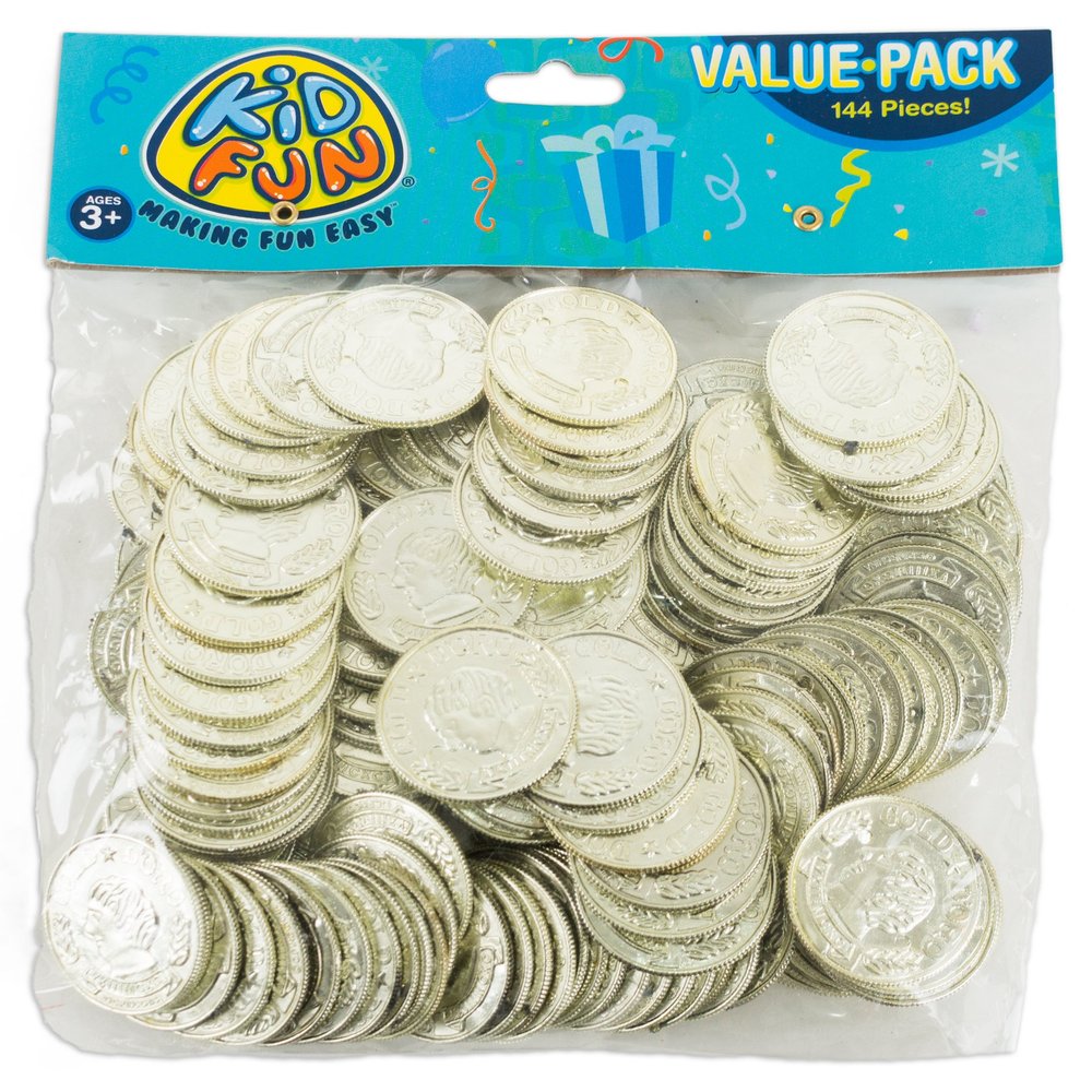 Plastic Gold Coins