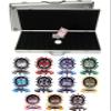 Casino Aces Laser 14gm Clay 500 Chip Poker Set - with Aluminum Case view 1