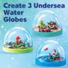 Creativity for Kids Make Your Own Under the Sea Water Globes - Make 3 DIY Snow Globes, Arts and Crafts for Boys and Girls, Kids Activities and Birthday Gifts for Ages 6-8+ view 2