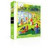 New York Puzzle Company - New Yorker Sunday Afternoon in Central Park - 1000 Piece Jigsaw Puzzle view 1