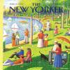 New York Puzzle Company - New Yorker Sunday Afternoon in Central Park - 1000 Piece Jigsaw Puzzle view 2