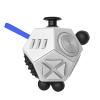 12 Sided Fidget Toys,Fidget Dodecagon Toys Anti-Anxiety,Relieves Stress and Autism for Kids ,Teens and Adults(White/A2) view 1