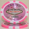 LAS Vegas Casino Laser 500 Chip 14gm Clay Poker Set - with Aluminum Case view 4