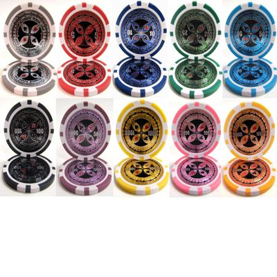 Ultimate Poker Laser Clay 14g 500 Bulk Poker Chips - Choose
