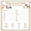 24 cnt Woodland Animals Baby Animal Name Game view 3