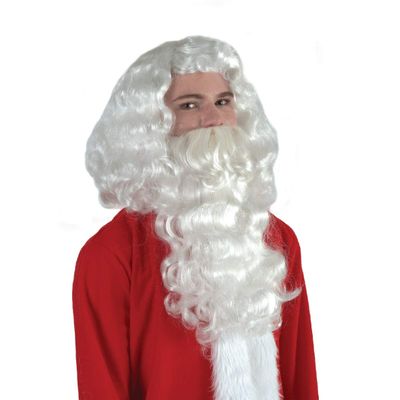 Banana Costume Santa Wig & Beard