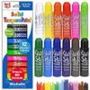 Kwik Stix Solid Tempera Paint Sticks, 12 Colors, Washable Paint Sticks for Kids, Super Quick Drying, Non-Toxic, Allergen Free, Comes in Classic Rainbow Colors, Ideal for Kids and Toddlers view 1