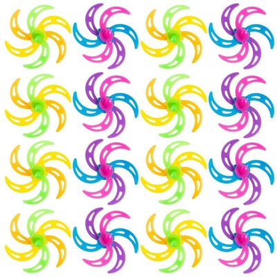 Fun Express - Plastic Neon Spin Tops (4dz) - Toys - Value Toys - Tops - 48 Pieces