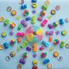 Fun Express - Plastic Neon Spin Tops (4dz) - Toys - Value Toys - Tops - 48 Pieces view 3