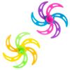 Fun Express - Plastic Neon Spin Tops (4dz) - Toys - Value Toys - Tops - 48 Pieces view 4