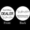 tmg David Williams Professional Collector's Dealer Button - Includes Bonus Poker Button Set! view 1