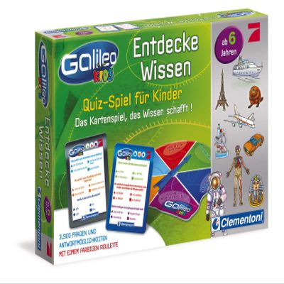 Clementoni 69808 Galileo Kids Knowledge Quiz