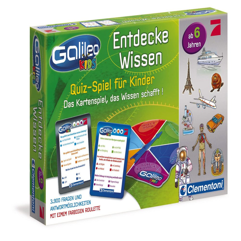Clementoni 69808 Galileo Kids Knowledge Quiz