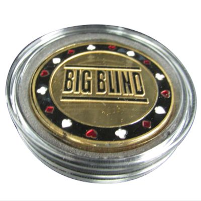 MRC POKER Hand Painted Poker Card Guard Cover Protector - Big Blind