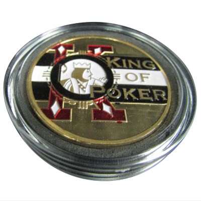 MRC POKER Hand Painted Poker Card Guard Cover Protector - King of Poker