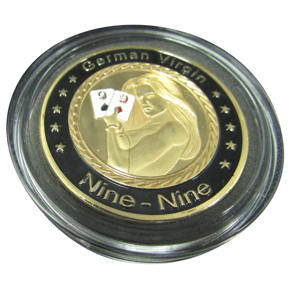 MRC POKER Hand Painted Poker Card Guard Cover Protector - German Virgin