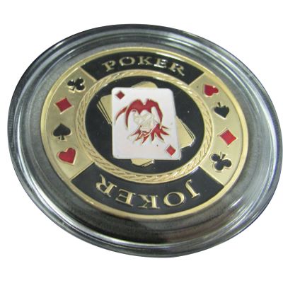 MRC POKER Hand Painted Poker Card Guard Cover Protector - Poker Joker