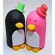 2 Penguin Erasers