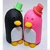 2 Penguin Erasers view 1