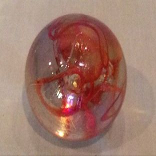Moon Marble Co. 48mm / 2" Red Spagetti ToeBreaker