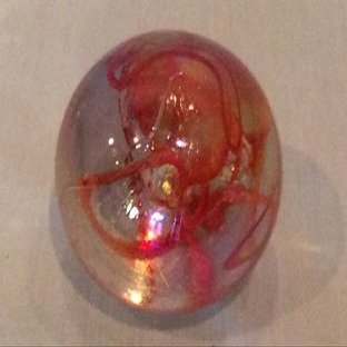 Moon Marble Co. 48mm / 2" Red Spagetti ToeBreaker