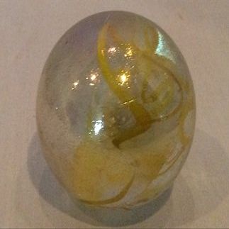 Moon Marble Co. 48mm / 2" Yellow Spagetti ToeBreaker