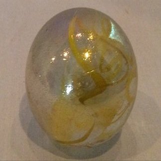 Moon Marble Co. 48mm / 2" Yellow Spagetti ToeBreaker