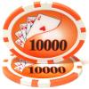 YIN Yang 13.5gm Clay 500 Bulk Poker Chips - Choose view 2