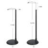 ZITA ELEMENT 2 Pcs Adjustable Doll Stand Holders Base for 14 Inch -18 Inch Doll Accessories - Black view 2