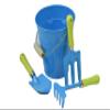 G & F Products 10051 JustForKids Kids Water Pail with Garden Tools Set, Blue,4 pieces view 1