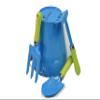 G & F Products 10051 JustForKids Kids Water Pail with Garden Tools Set, Blue,4 pieces view 2
