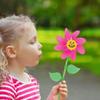 Smiling Flower Pinwheels (Set of 36) Bright Assorted Colors view 2